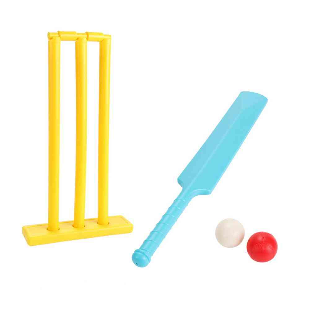 Kinderen cricket educatief speelgoed, vrije tijd cricketballen speelset - ontwikkelingsspeelgoed, kindersportspel (1) -