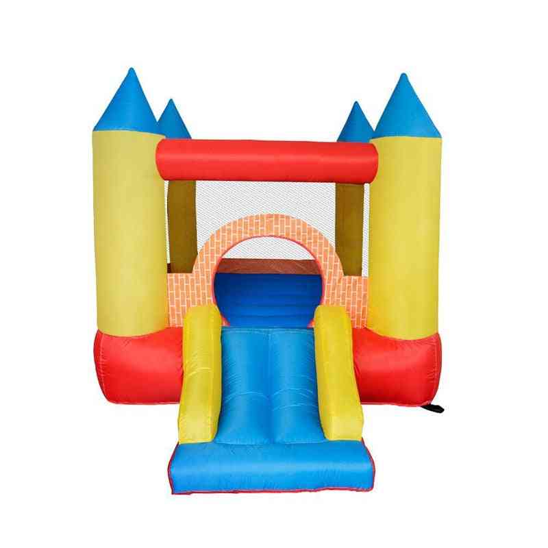 Grote opblaasbare bounce huis-jumper speeltuin kinderen spelen kasteel oxford doek trampoline met glijbaan springkussen voor kinderen-
