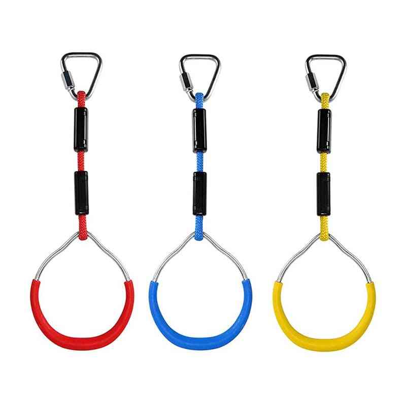 Swing Bar Gymnastic Ring- Climbing Hanging Rings Swings Accessories