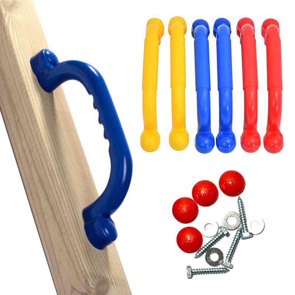 1 pereche copii de urcare mâner - seturi de montare hardware, cadru tabără scară antiderapantă balustradă leagăn sport acasă jucărie accesor (culoare aleatorie)