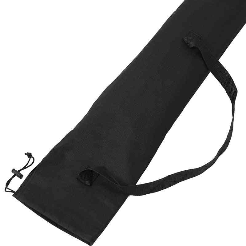 Støvbeskyttende betræk med skulderrem til paraply, baldakinestang, stativ, opbevaring af fiskestang (81x19cm) (sort) -
