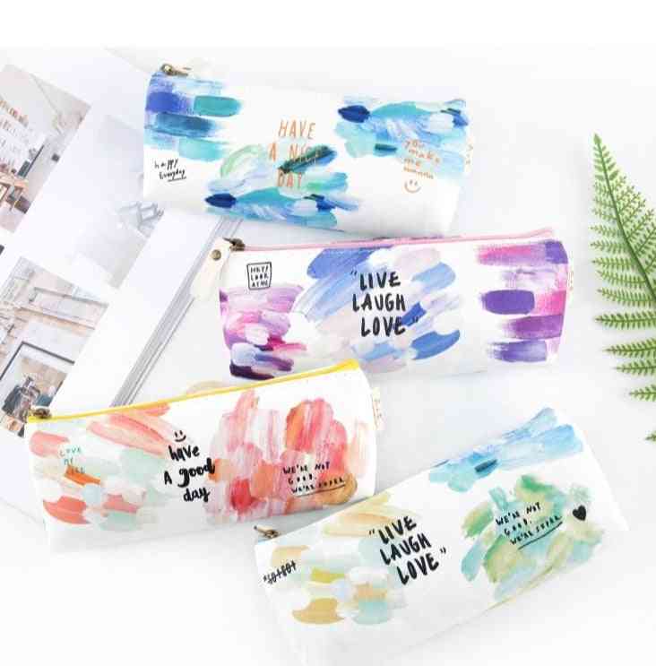 4-designs Watercolour Pencil Bags Case