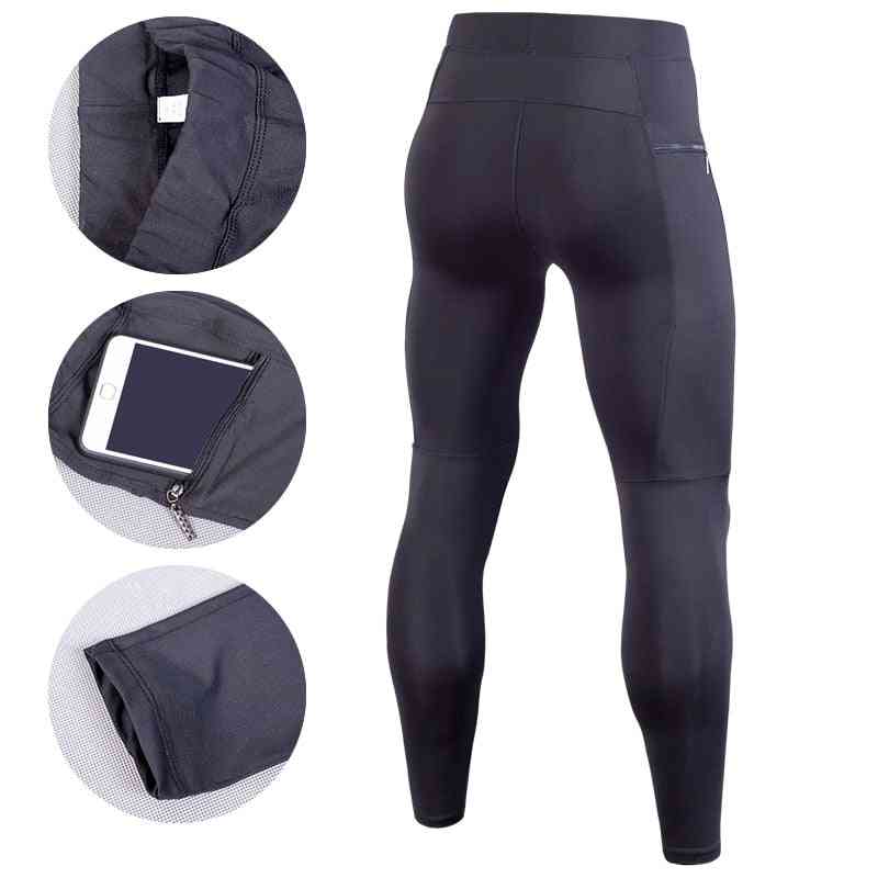 Men Compression Pant, Running Tights Fitness Gym, Yoag Trousers