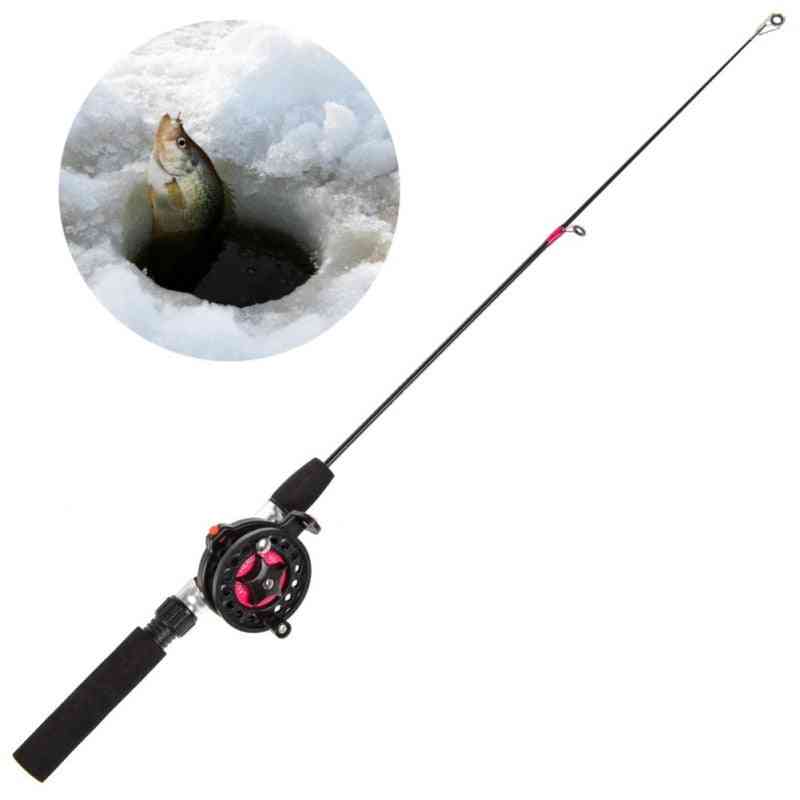 Winter Ice Fishing Rods Combo Pen Pole Lures Hard