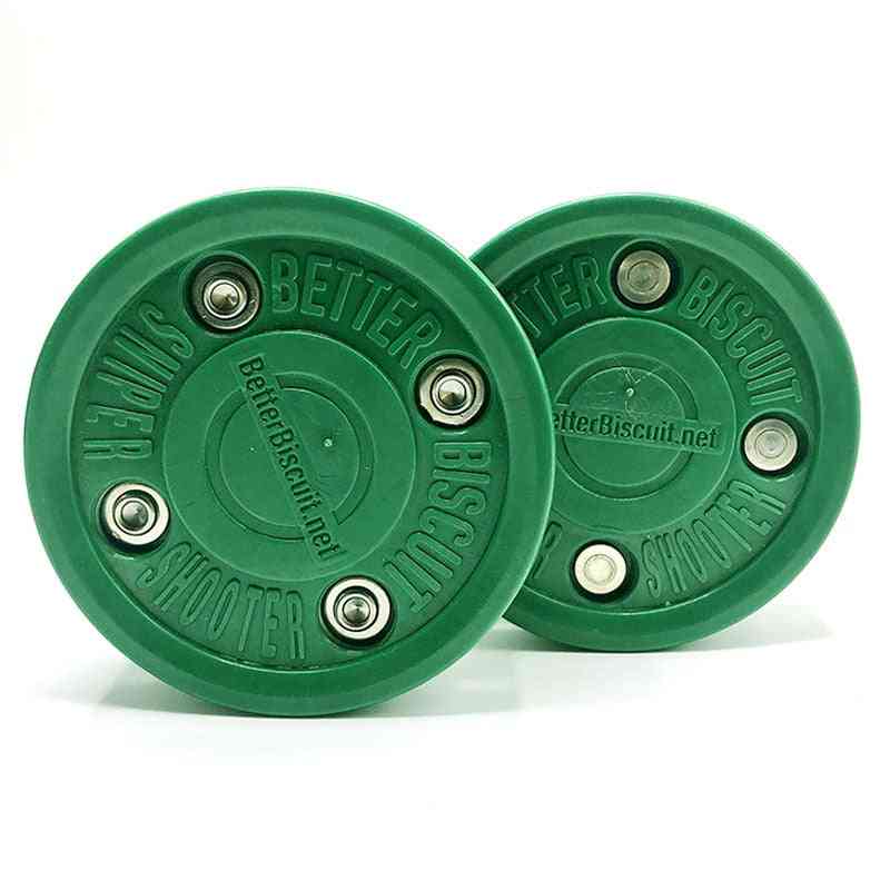 Biscuit Roller Hockey Training Puck, High Quality Plastic