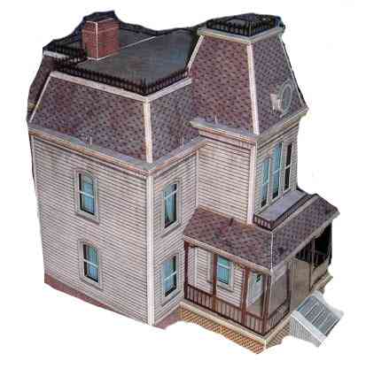 Hotel Paper Model Of Ghost House Series