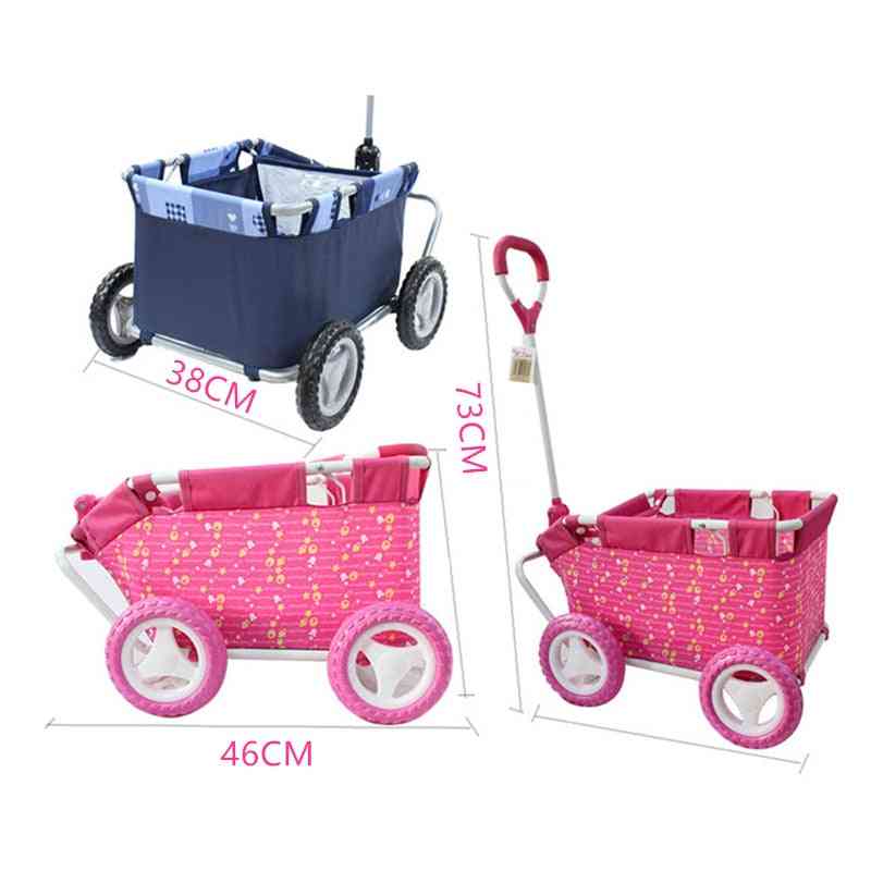 Il carrello del carrello dei giocattoli del carro organizza per il bambino / i bambini