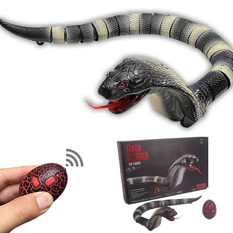 Cobra surpresa piada rc animal, centopéia inseto barata controle remoto cobra