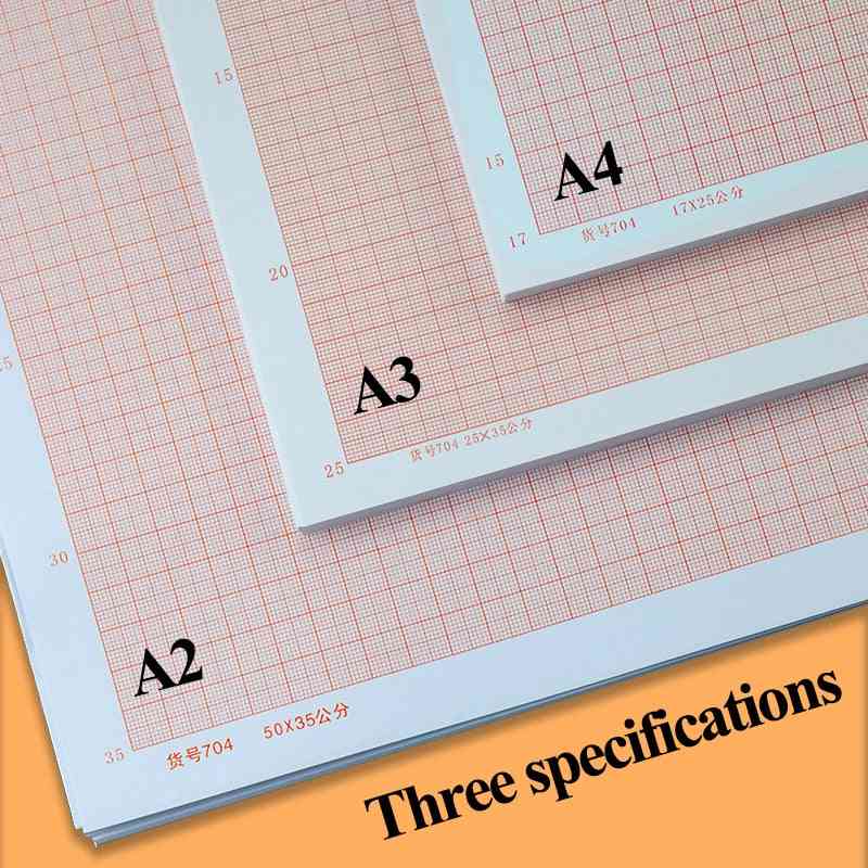 Standard A4/a3/a2 Calculation/graph/logarithmic/coordinate - Grid Paper
