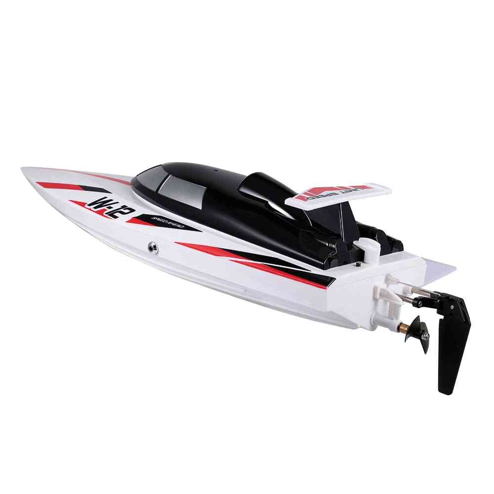 Rc båd 2,4 g radiostyret speedbåd kapsejer beskyttelse - udendørs motor rc racing båd skib legetøj til børn