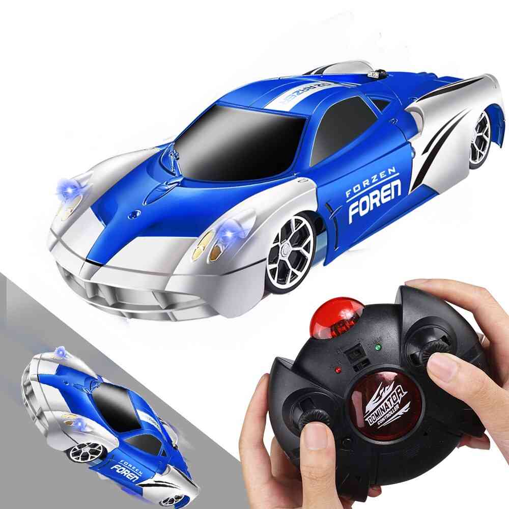 Väggklättring fjärrkontroll racing bil, klättra roterande stunt leksak - gåva för barn