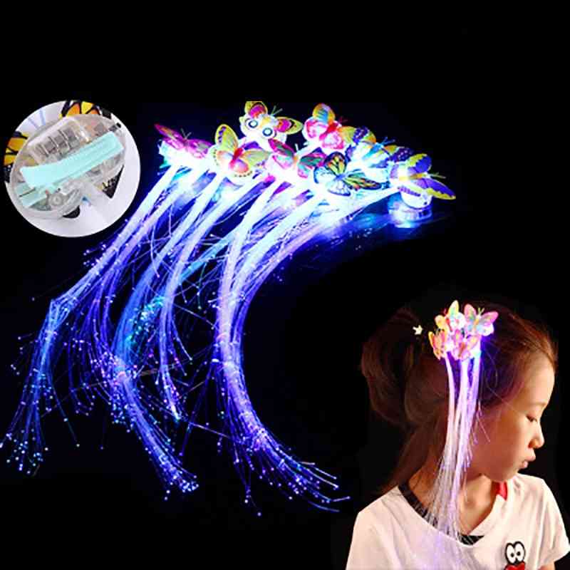 Fiber Headband, Girl Light Wigs Butterfly Hair Accessories