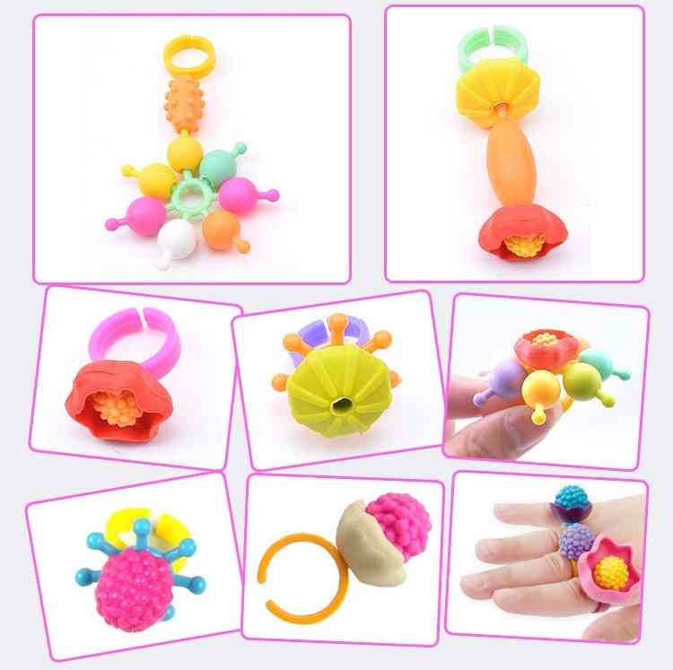 Beads Snap-together For Kid Jewelry, Necklace-bracelet Birthday Toy