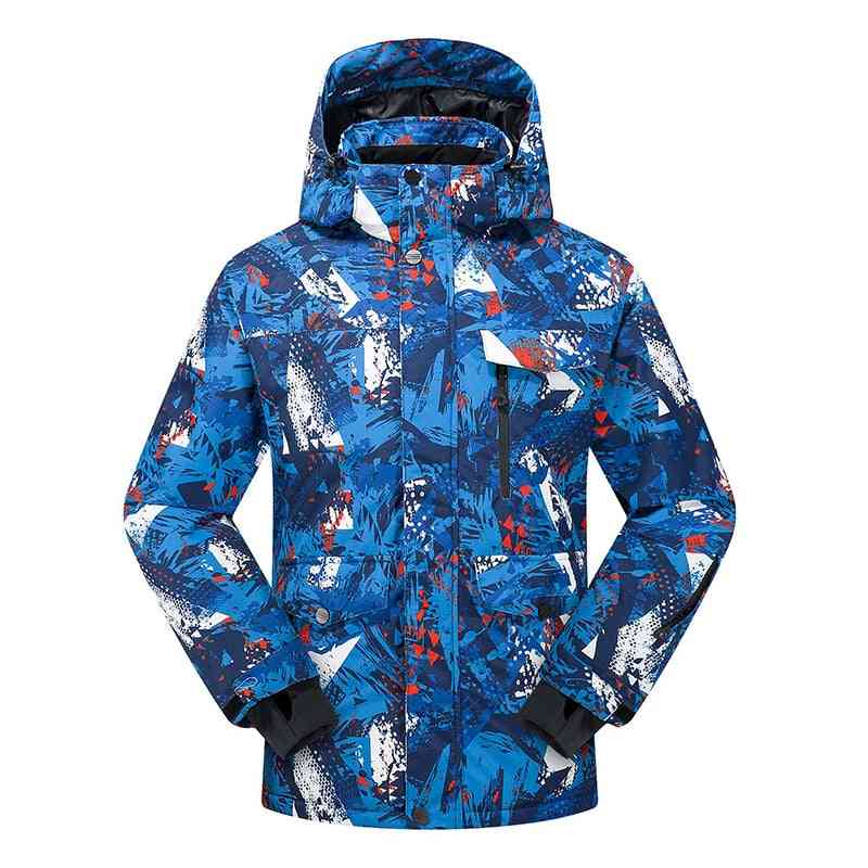 Men Winter Thermal Waterproof Windproof, Snow Pants Ski Jacket Suit