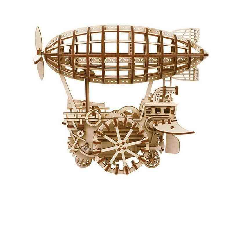 3d lesena uganka - mehanični zgradbeni model pogona z mehanskim zobnikom