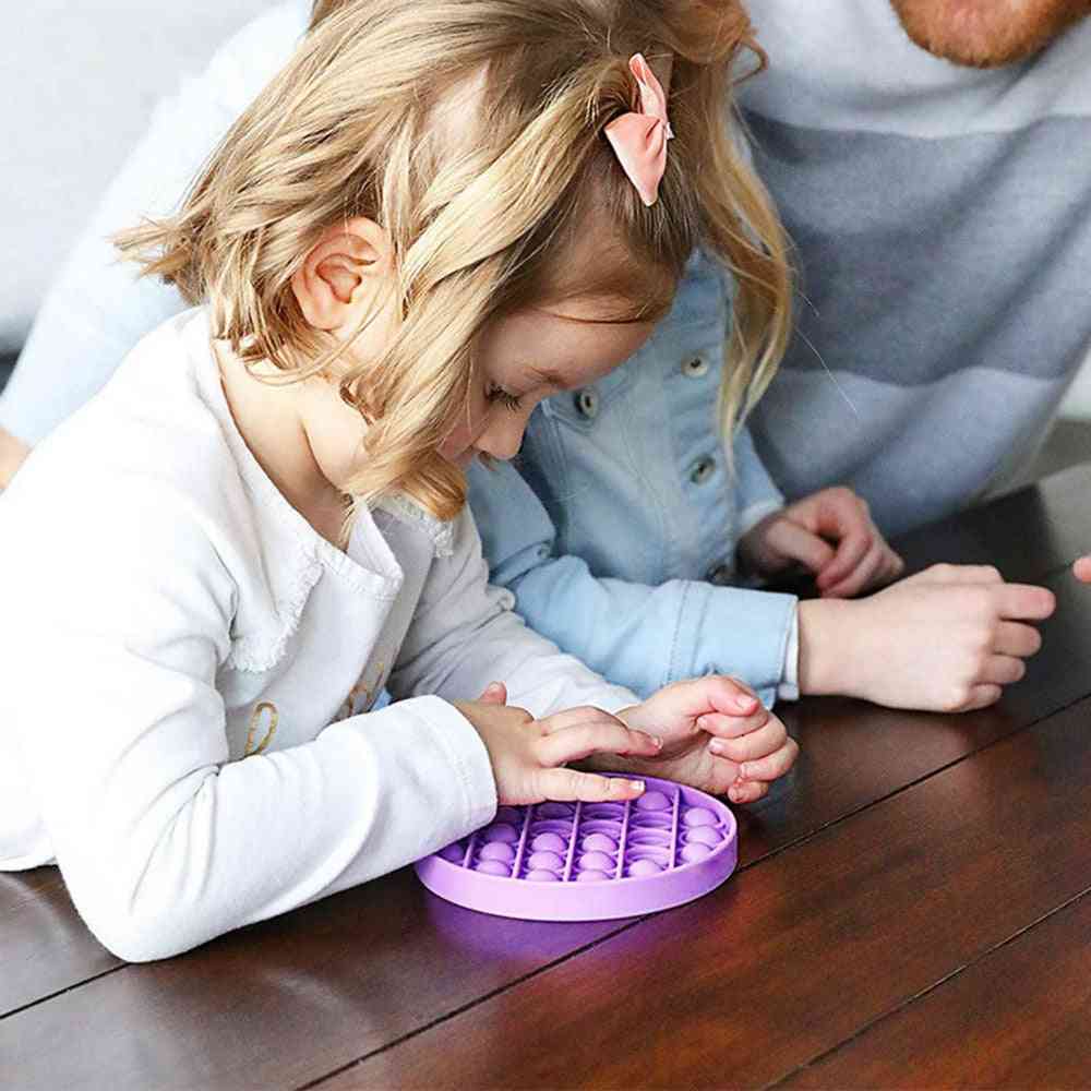 Nowość zabawna zabawka sensoryczna typu push bubble fidget, żel krzemionkowy, zabawka przeciwstresowa do specjalnych potrzeb autyzmu