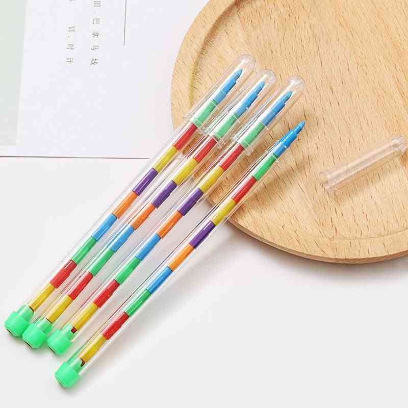 Vyměnitelné pastelky, kreativní barevná tužka s olejovým pastelem