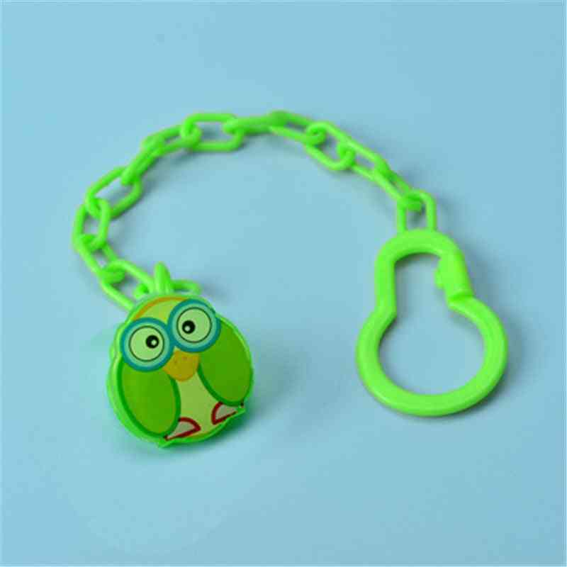 Baby Animal Pacifier Clip, Chain Molars Hand Made Beads Toy