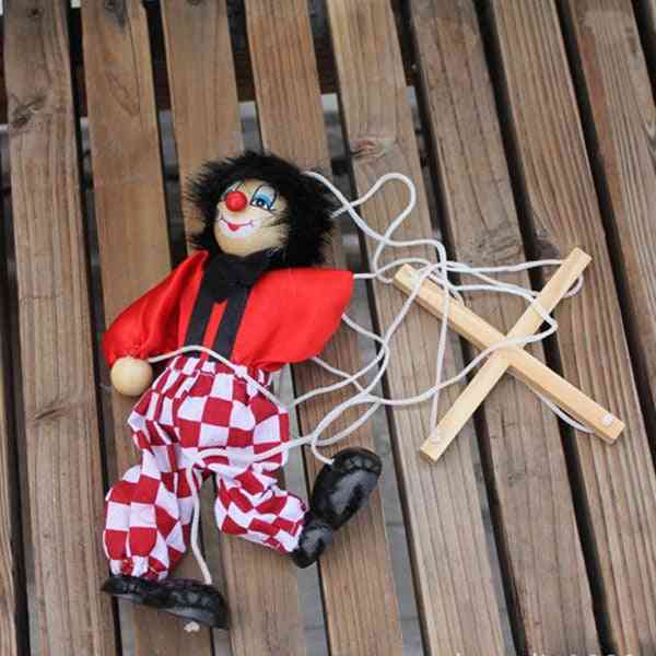 Træklovn marionet dukke legetøj til børn sjove gaver