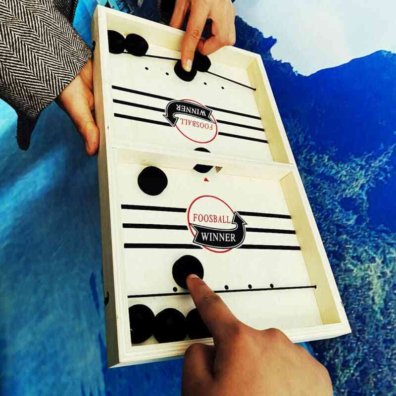 Katapult stötfångarschack för förälder-barn interaktivt spel