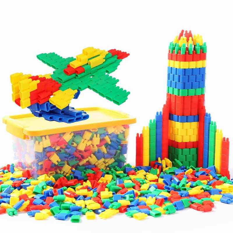 Brinquedo de bloco de construção bala faça você mesmo - brinquedos educativos em massa para presente de crianças (100 unidades)