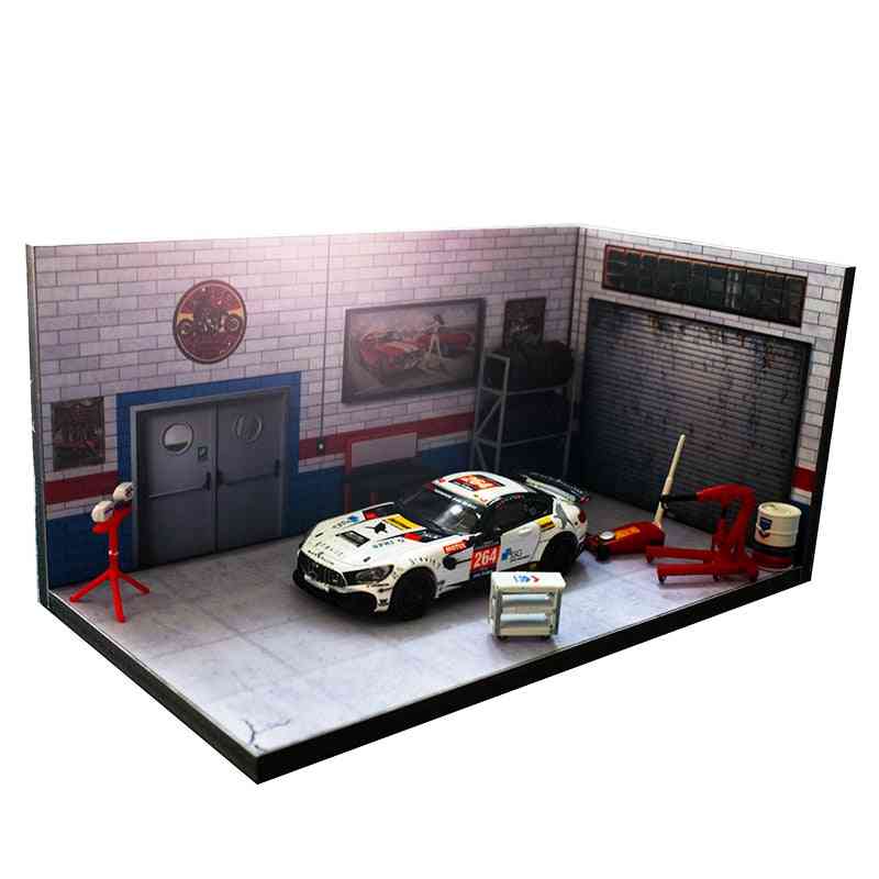 1/64 And 1/24-garage/repair Shop Model