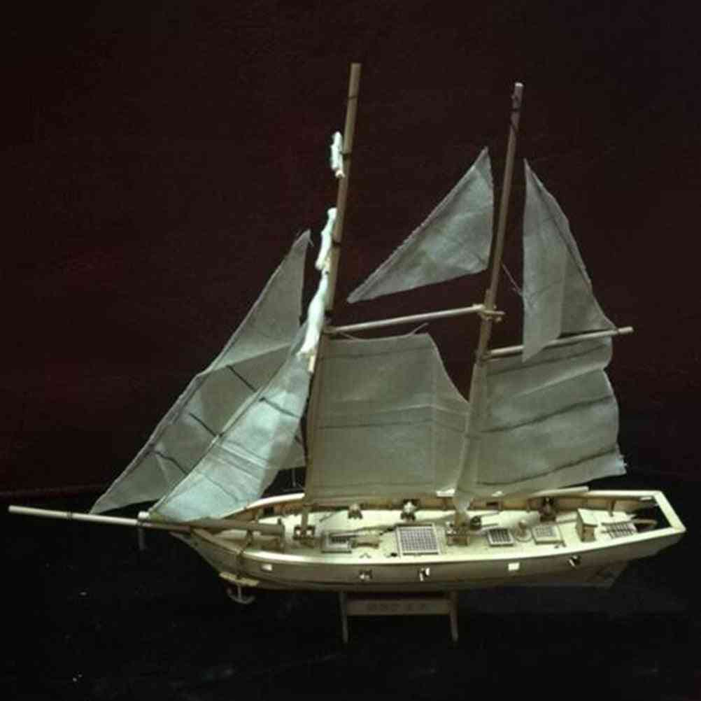 Purjeveneen malli DIY aluksen kokoonpanosarja (400 * 150 * 270mm)