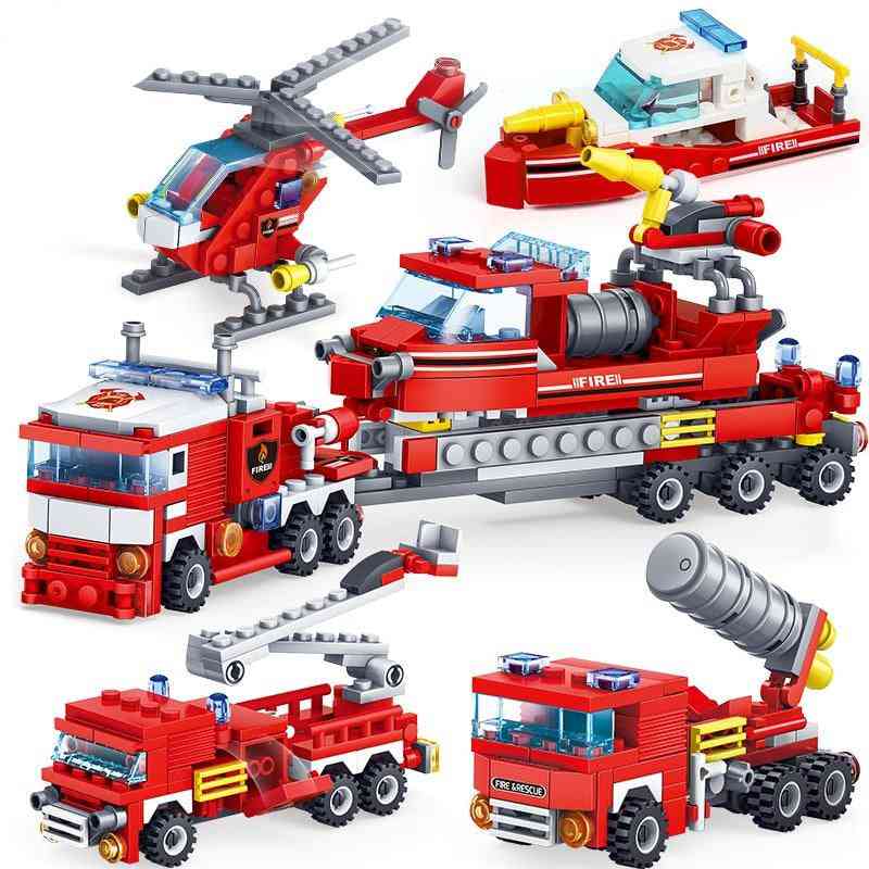 4in1 Fire Fighting Truck Set For