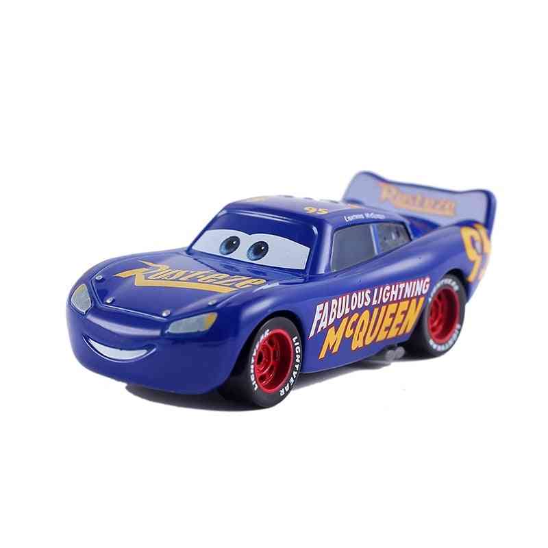 Disney pixar bil 3 lyn mcqueen racing familie 39 jackson, storm, ramirez, 1:55 støpt metall legering barnas leketøy bil - 1