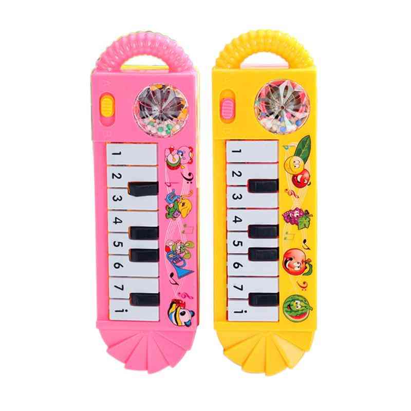 צעצוע לפסנתר לתינוק פעוט פעוט התפתחות פלסטיק מוזיקלי מוסיקלי מתנת כלי נגינה חינוכיים מוקדמים (כהצגה)