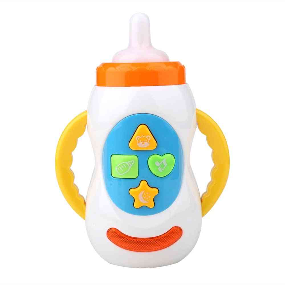 V obliki stekleničke za mleko, vodilna glasbena igrača za otroke