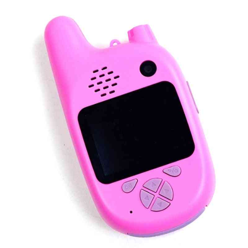Dětská mini vysílačka s 2,0palcovou obrazovkou ips, fotoaparátem a hudebním přehrávačem mp3