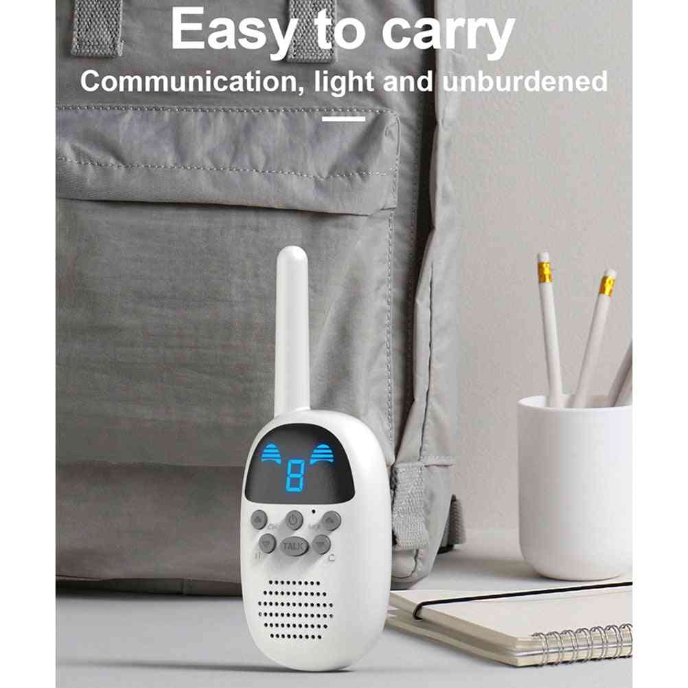 Juguete walkie talkie inalámbrico y electrónico para niños (85 * 51 * 32 mm) - azul