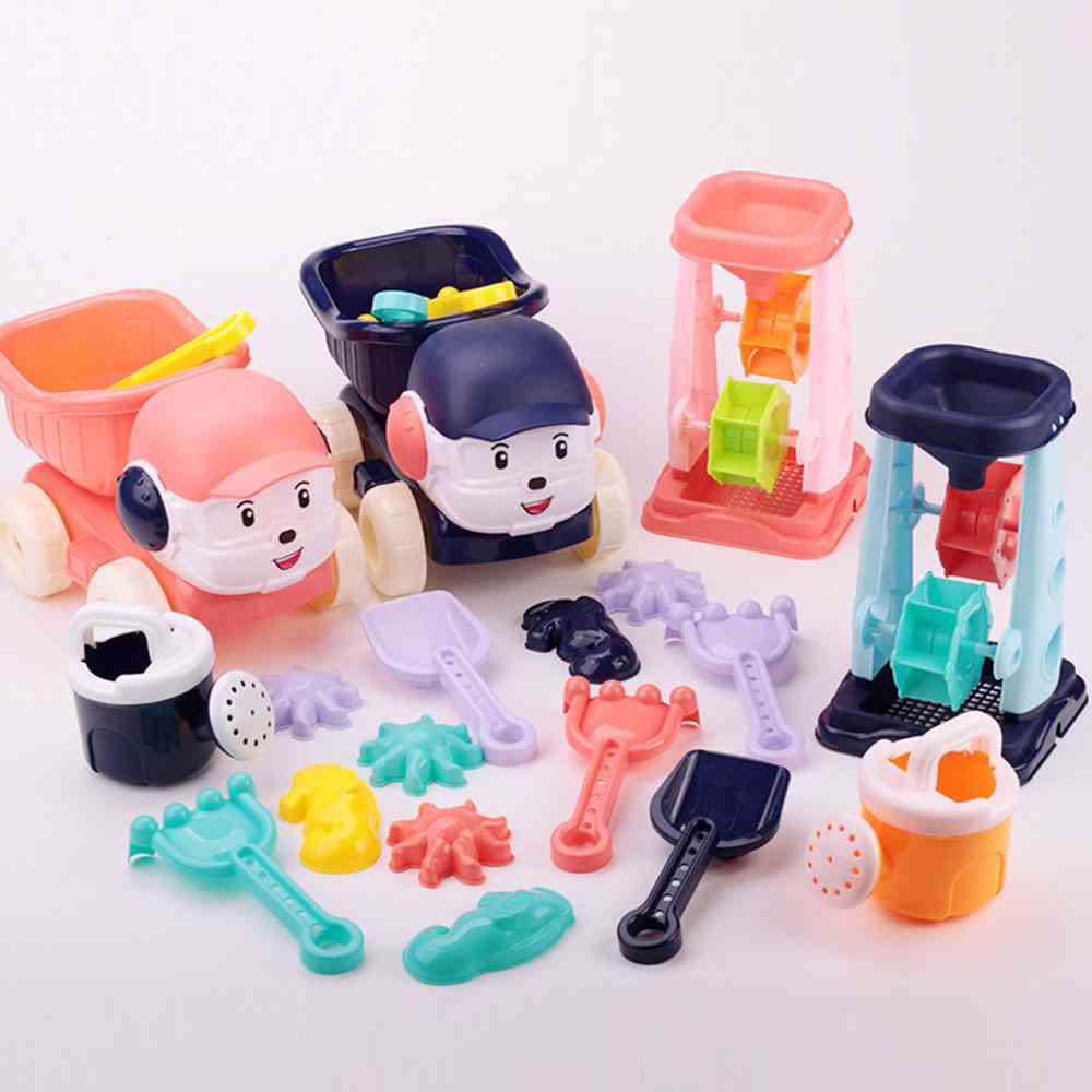 הגעה חדשה צעצועי חול חוף לתינוק, מכונית קיץ לילדים / מקלחת ספרינקלרים / כלי חפירה צעצועים קלאסיים - a1