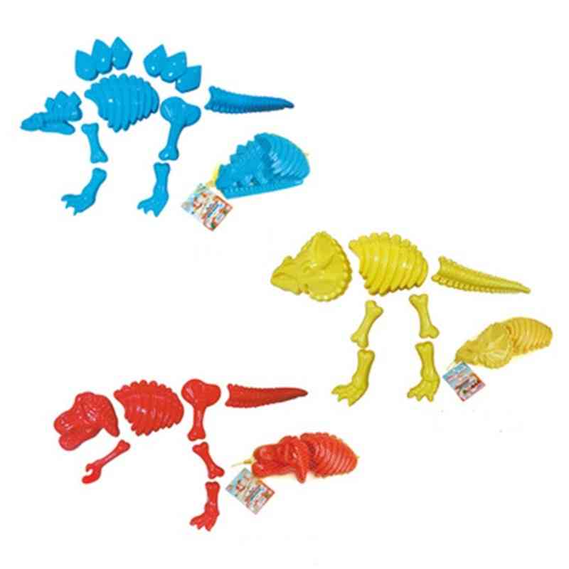 Moule de sable en os de squelette de dinosaure drôle - jouets de plage