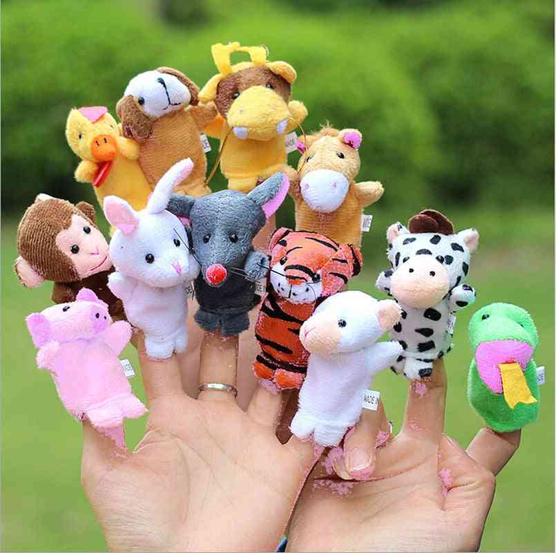 Baby Plush Puppets, Animal Finger For Girl & Boy