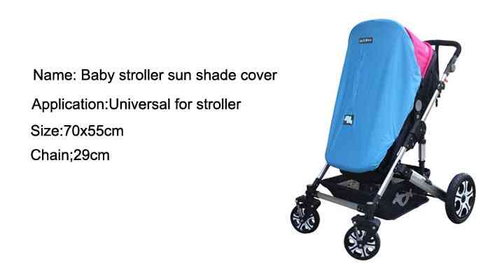 Winddichte Kinderwagenvisier universelle Anti-UV-Sicherheitsschutz Kinderwagenabdeckung