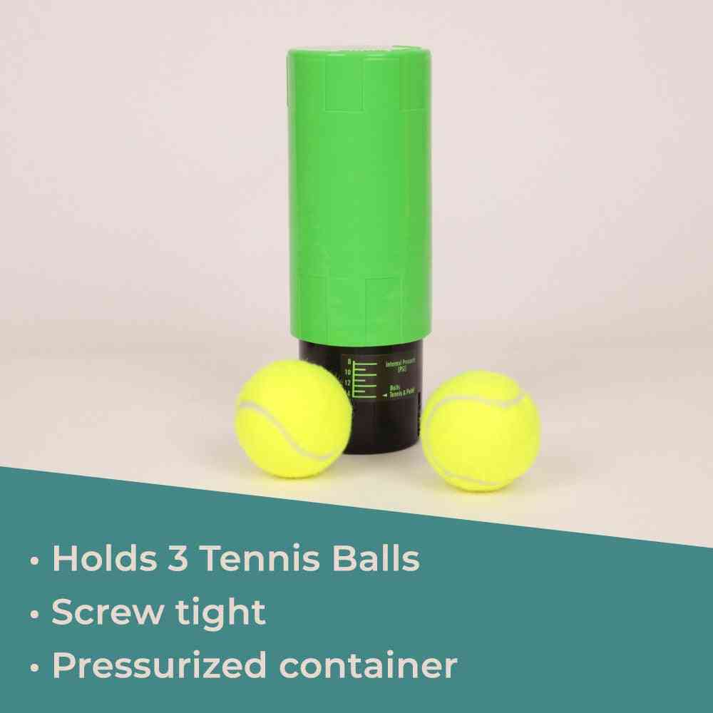 Tennis Ball Saver - Pressurized Storage For Fresh And Bounciness