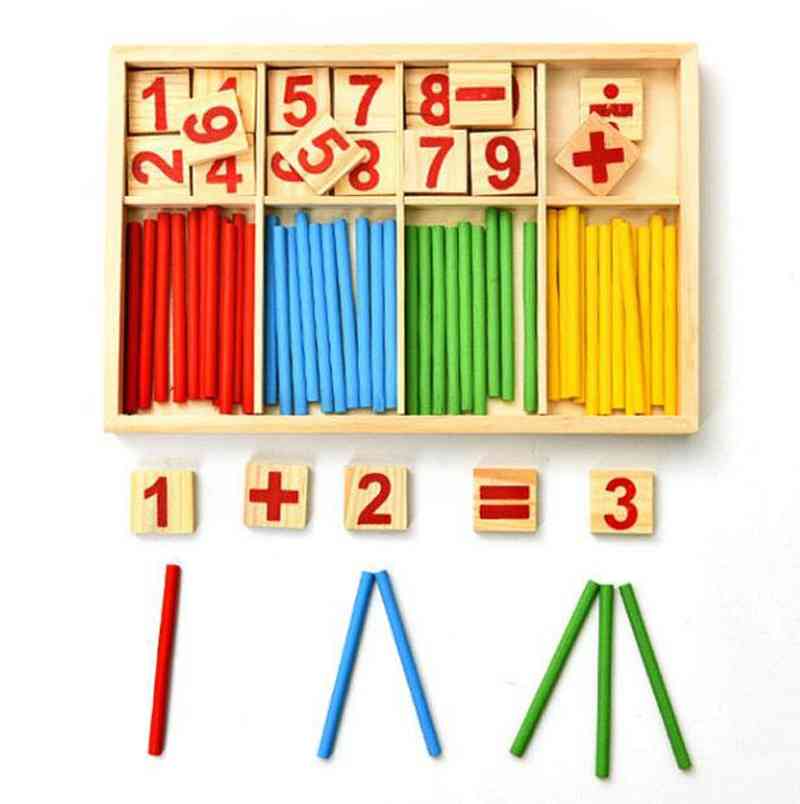 Pomoce dydaktyczne matematyki Montessori, zabawka edukacyjna dla dzieci