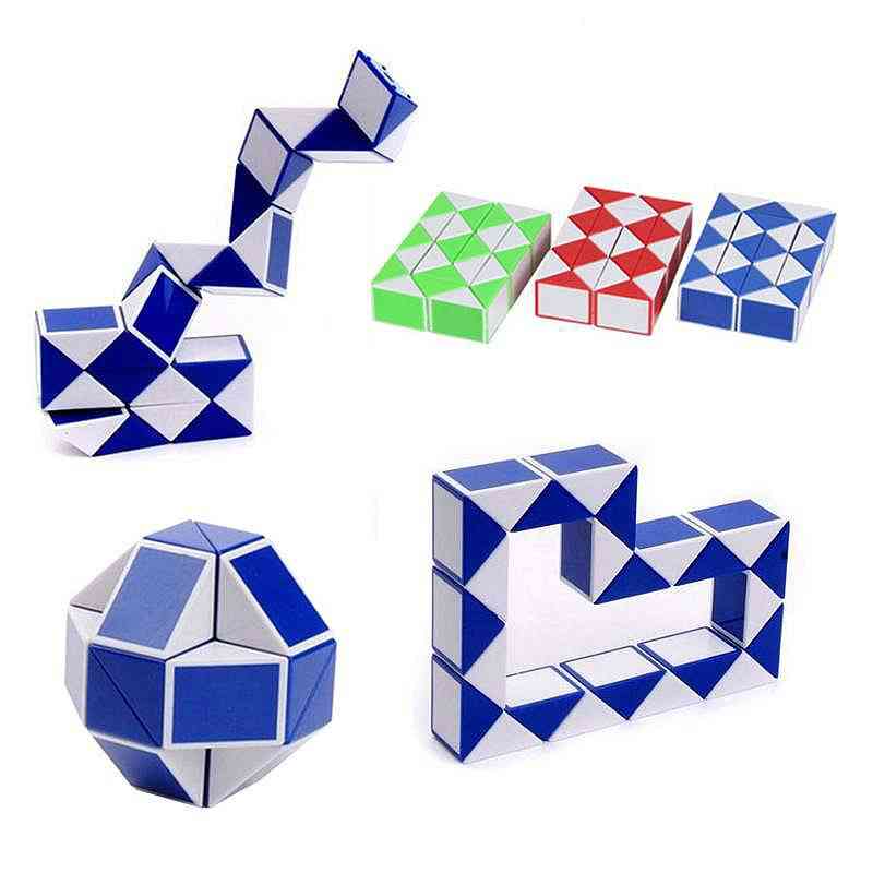 Deformação alívio do estresse cubo diversão brinquedos estresse arco-íris forma estranha quebra-cabeças - a
