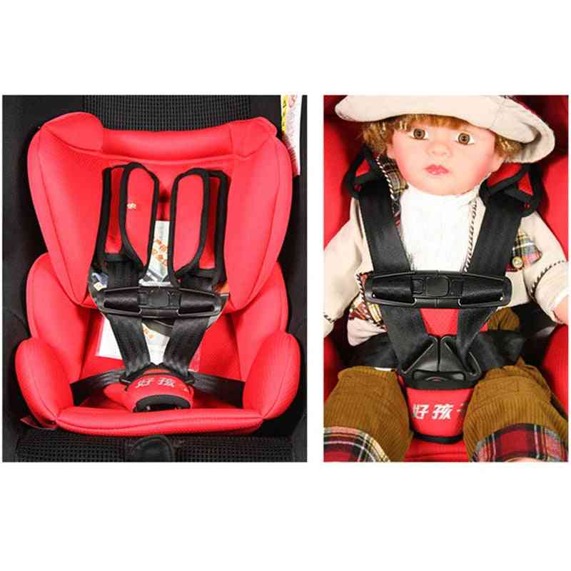 Säkerhetsbälte, axelrem, halksäker bröstspänne, spärr för bilbarnstol