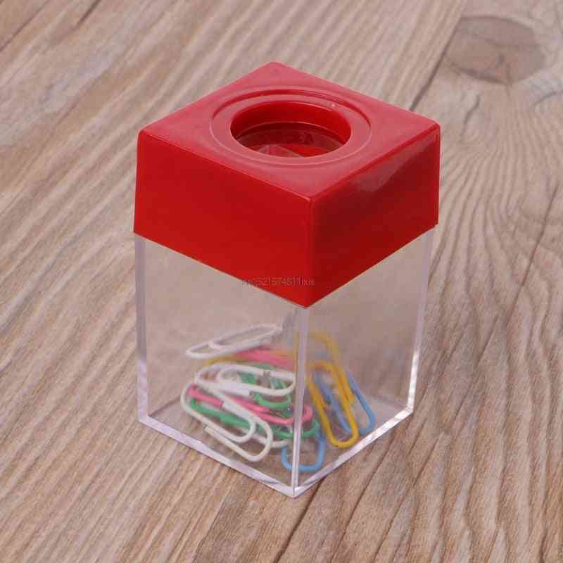 Magnetic Clip Dispenser Paper Holder Square Box Case
