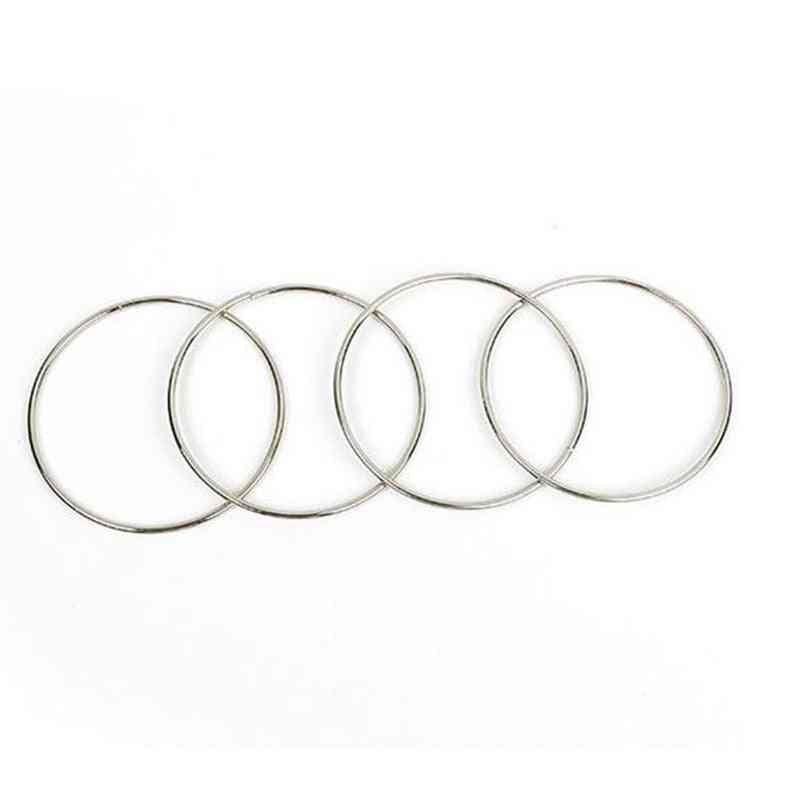 Metal Rings-classic Linking Iron Hoops, Trick Playing Prop