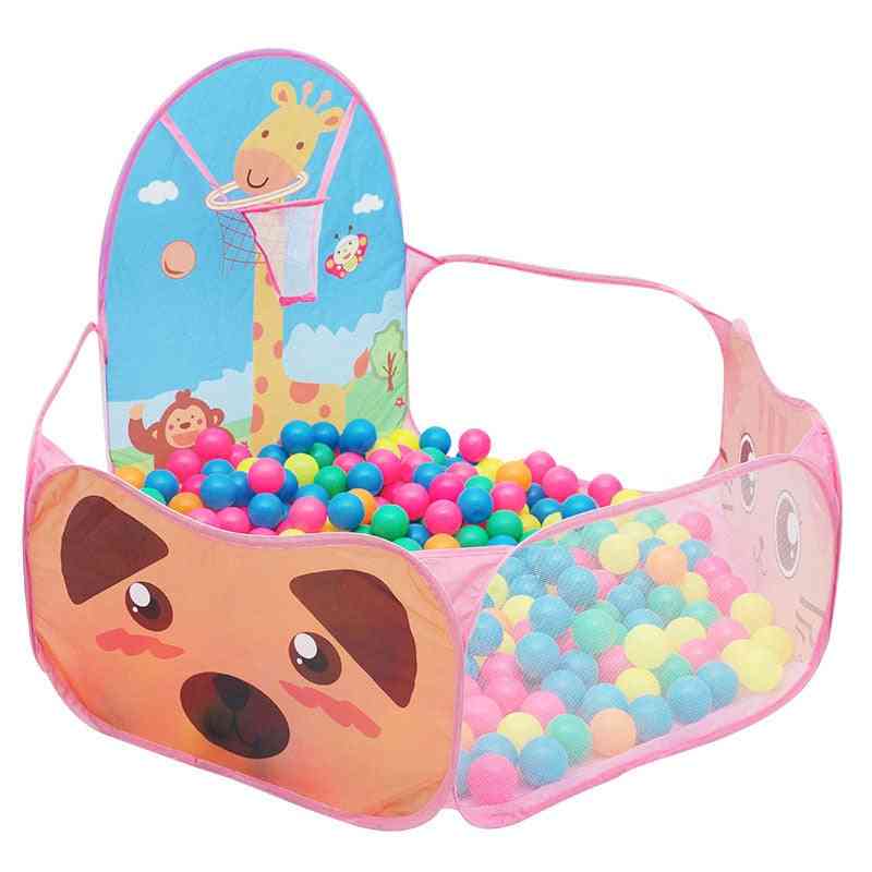 Bébé parc aire de jeux piscine à balles sèche avec panier de basket-ball tente enfants portables enfants ballons jouets