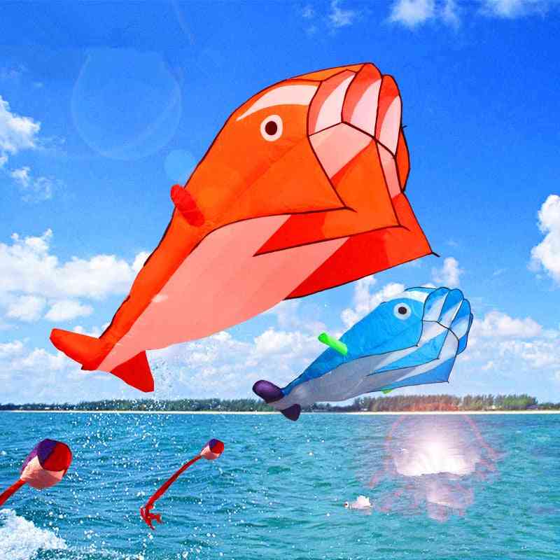 Outdoor animierter Delphin Nylon Stoff Drachen - aufblasbare Parafoil