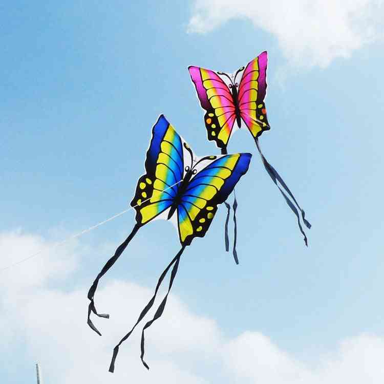 High-quality Butterfly Kite With Handle Line, Flying Easy Control Nylon Birds