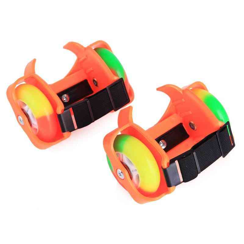 Led Flashing Roller Skate Shoes Wheel