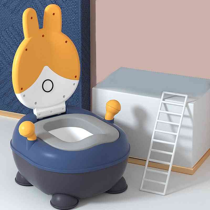 Baby toilet mannelijke pvc baby cartoon konijn peuter wc potje stoel