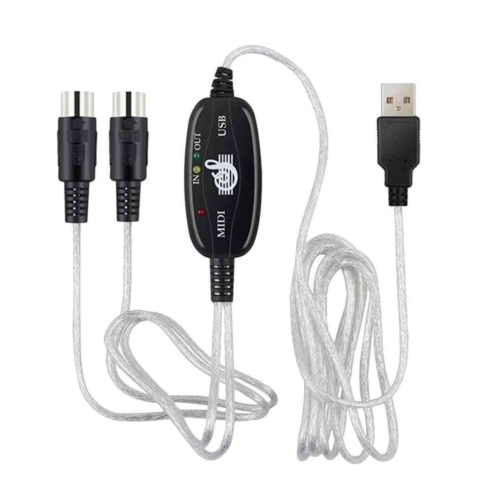 Midi към usb кабел - преносим, практичен, траен аксесоар за връзка