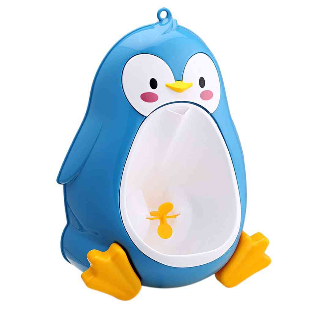 Apprentissage de la propreté en pot pour enfants de style pingouin mignon, support d'urinoir pour garçons
